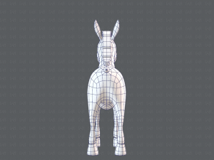 donkey v01 3D मॉडल