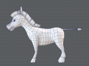 donkey v01 3D मॉडल
