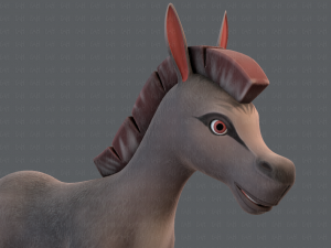 donkey v01 3D मॉडल