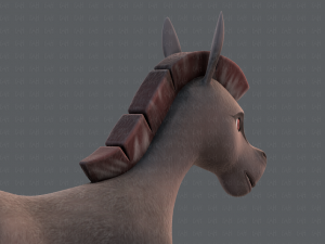 donkey v01 3D मॉडल