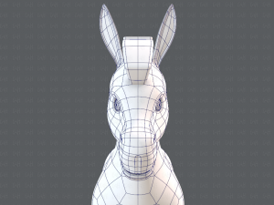 donkey v01 3D मॉडल