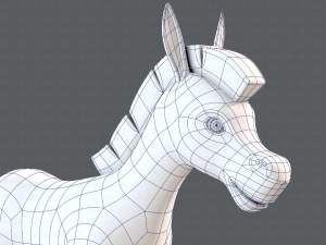 donkey v01 3D मॉडल