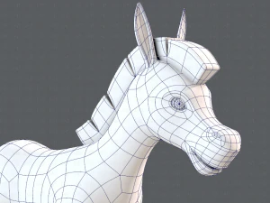 asino v01 Modello 3D