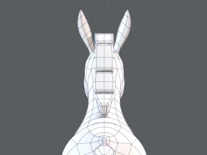 asino v01 Modello 3D