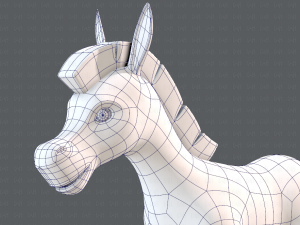 donkey v01 3D मॉडल