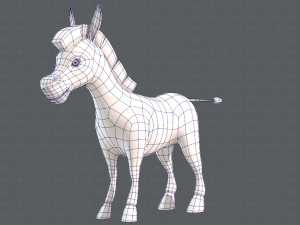 donkey v01 3D मॉडल
