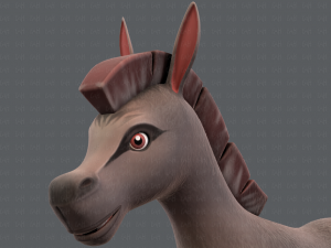 donkey v01 3D मॉडल