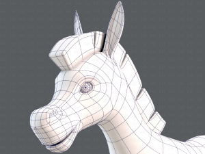 donkey v01 3D मॉडल
