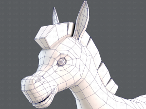 donkey v01 3D मॉडल