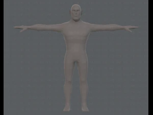 base mesh man character v12 3D Model