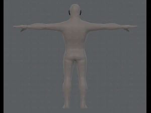 base mesh man character v12 3D Model