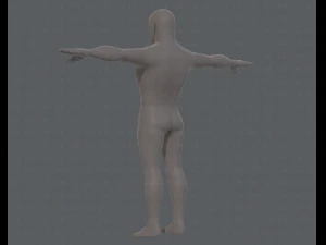 base mesh man character v12 3D Model
