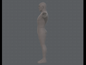 base mesh man character v12 Modèle 3D