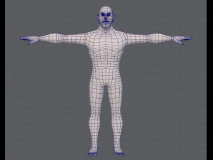 base mesh man character v12 Modèle 3D