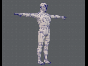 base mesh man character v12 Modèle 3D