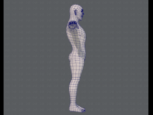 base mesh man character v12 Modèle 3D