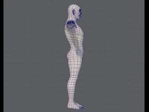 base mesh man character v12 3D Model
