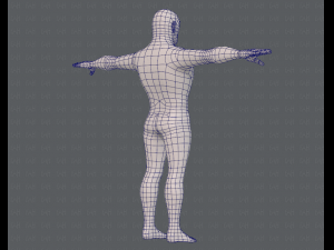 base mesh man character v12 Modèle 3D