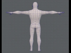 base mesh man character v12 3D Model