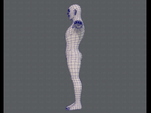 base mesh man character v12 Modèle 3D