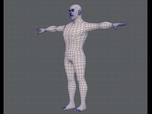base mesh man character v12 Modèle 3D