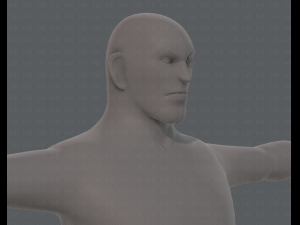 base mesh man character v12 Modèle 3D