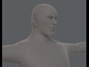 base mesh man character v12 3D Model