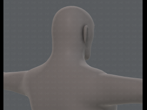 base mesh man character v12 Modèle 3D