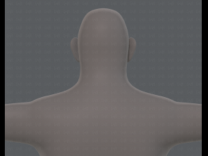base mesh man character v12 Modèle 3D