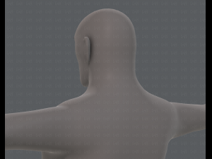 base mesh man character v12 Modèle 3D