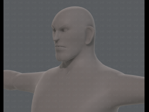 base mesh man character v12 Modèle 3D