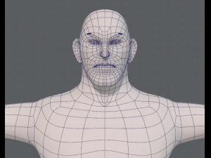 base mesh man character v12 3D Model