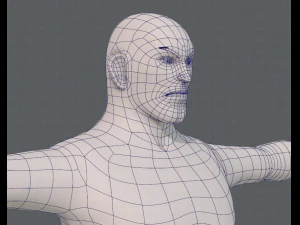 base mesh man character v12 3D Model