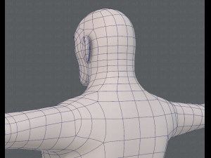 base mesh man character v12 Modèle 3D