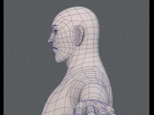 base mesh man character v12 Modèle 3D