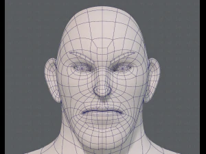 base mesh man character v12 3D Model