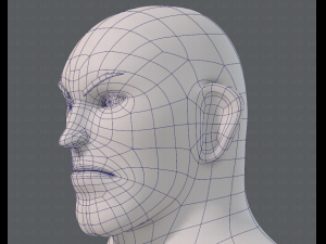 base mesh man character v12 Modèle 3D