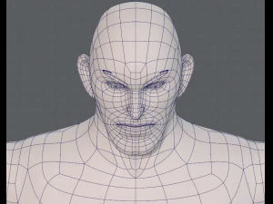 base mesh man character v12 3D Model