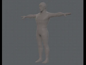 base mesh man character v12 3D Model