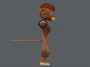 monkey v01 3D Модель