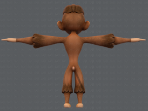 monkey v01 3D Модель