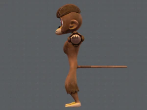 scimmia v01 Modello 3D