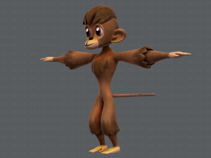 monkey v01 3D Модель