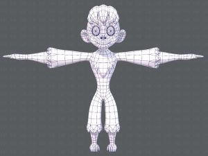 monkey v01 3D Модель