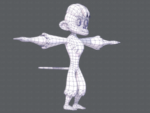 monkey v01 3D Модель