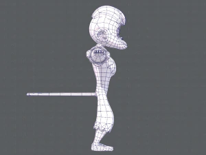 scimmia v01 Modello 3D