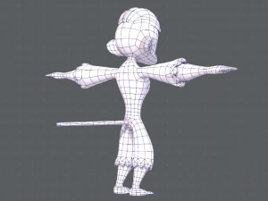 scimmia v01 Modello 3D