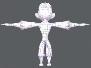 scimmia v01 Modello 3D