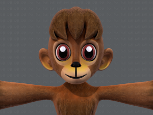 monkey v01 3D Модель