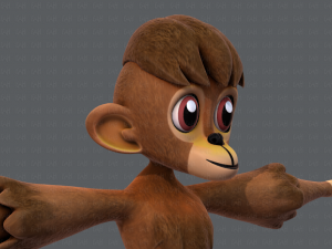 monkey v01 3D Модель